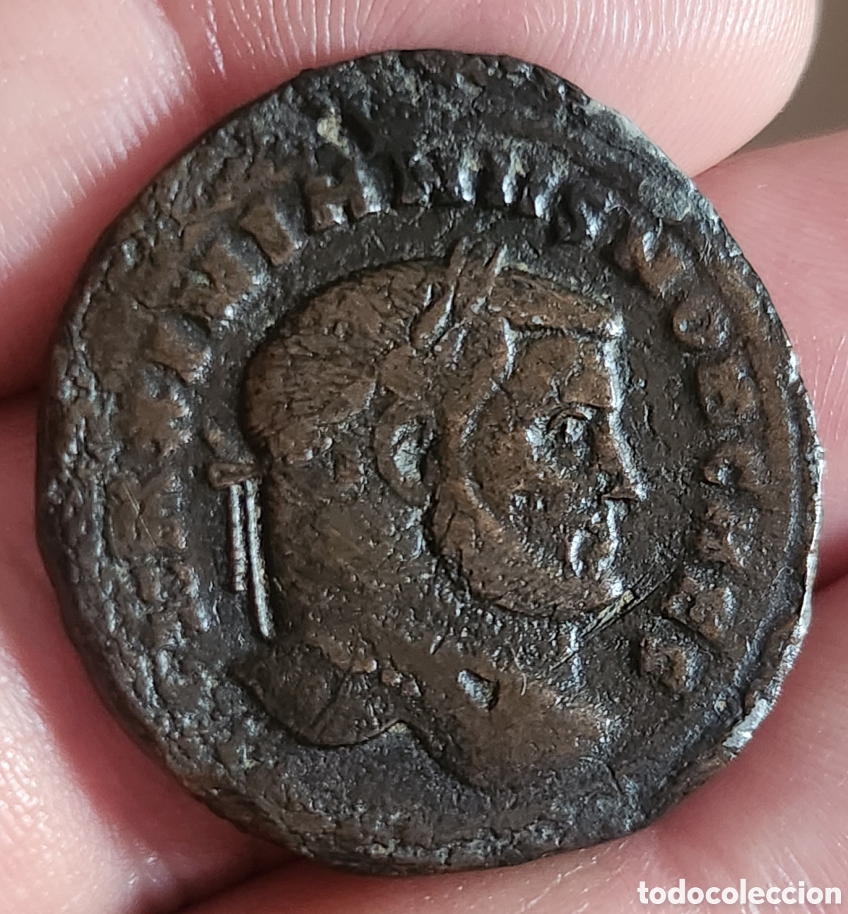 Monedas Imperio Romano: Certificado Grande Follis Maximiano H&eacute;rcules