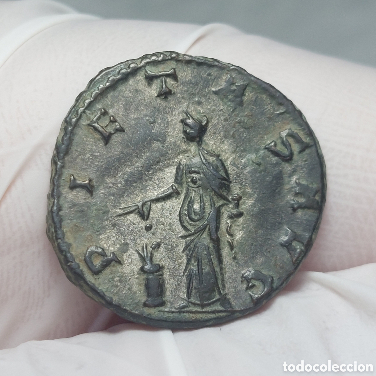 Monedas Imperio Romano: SALONINA [ANTONINIANO. IMPERIO ROMANO 265-267 d.C] SISCIA &rdquo;PIETAS AVG &rdquo;