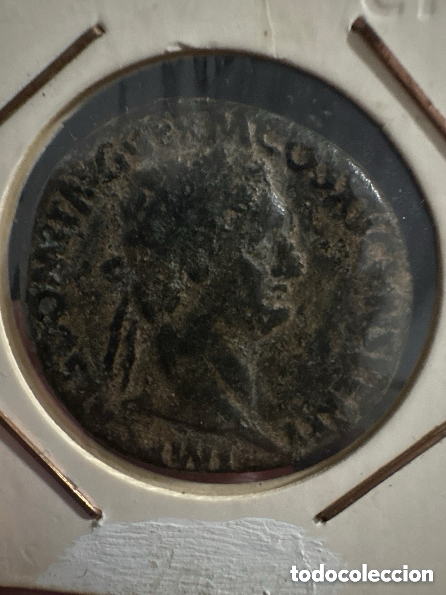 Monedas Imperio Romano: Moneda romana, precioso As Domiciano (A3)