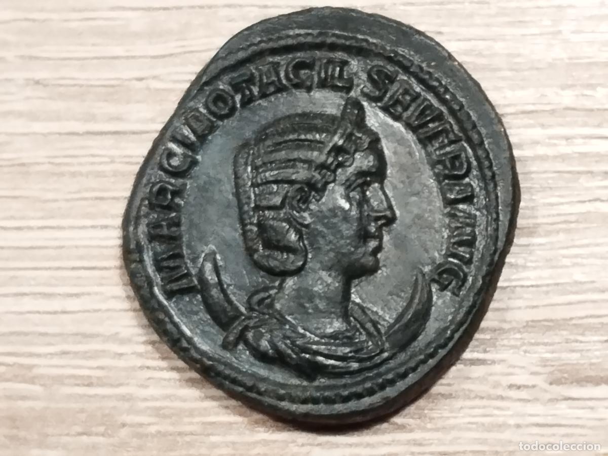 Monedas Imperio Romano: JT - DUPONDIO DE OTACILIA SEVERA. VER FOTOS Y LEER DESCRIPCION DETALLADA.