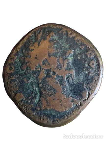 Monedas Imperio Romano: Marco Aurelio. Sestercio 27,6 gr Rev/ PRIMI/DECENNALIS/COSIII SC