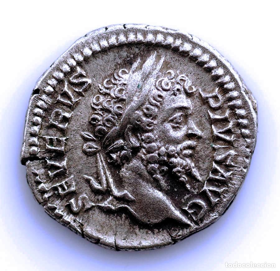 Monedas Imperio Romano: SC-Roma-Septimio Severo. Denario. Roma 201 -210 d.C. EBC-/XF- Plata 3,19 g.
