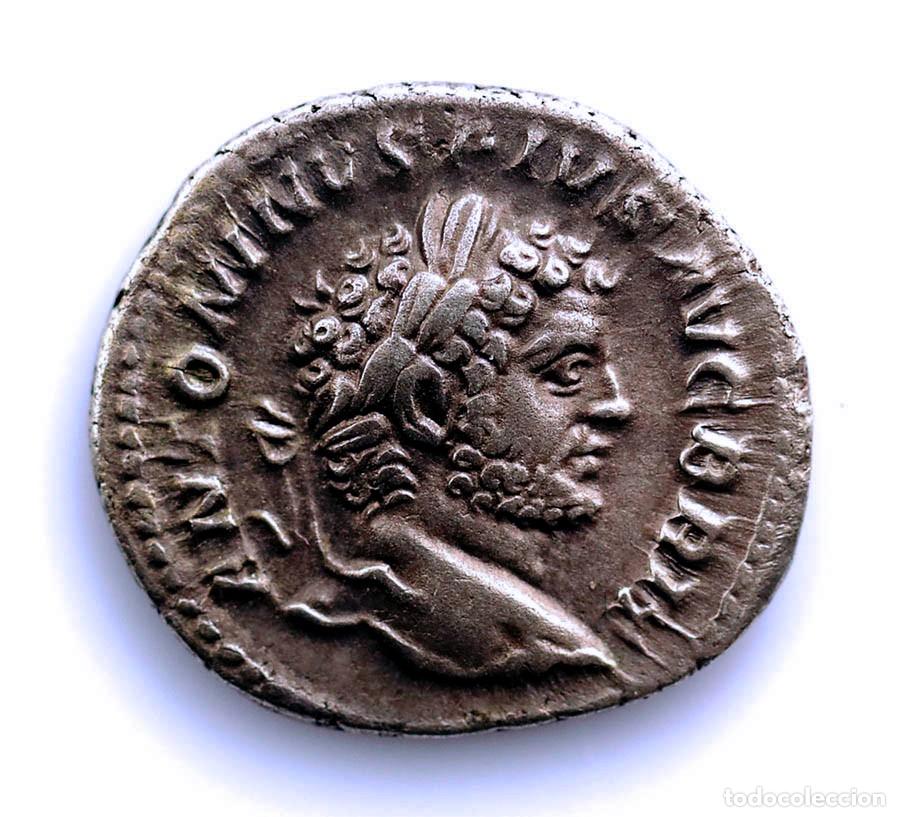 Monedas Imperio Romano: SC. Roma Imperio - Caracalla. Denario 198-217 d.C. MBC+/VF+. Plata 3,33 g.