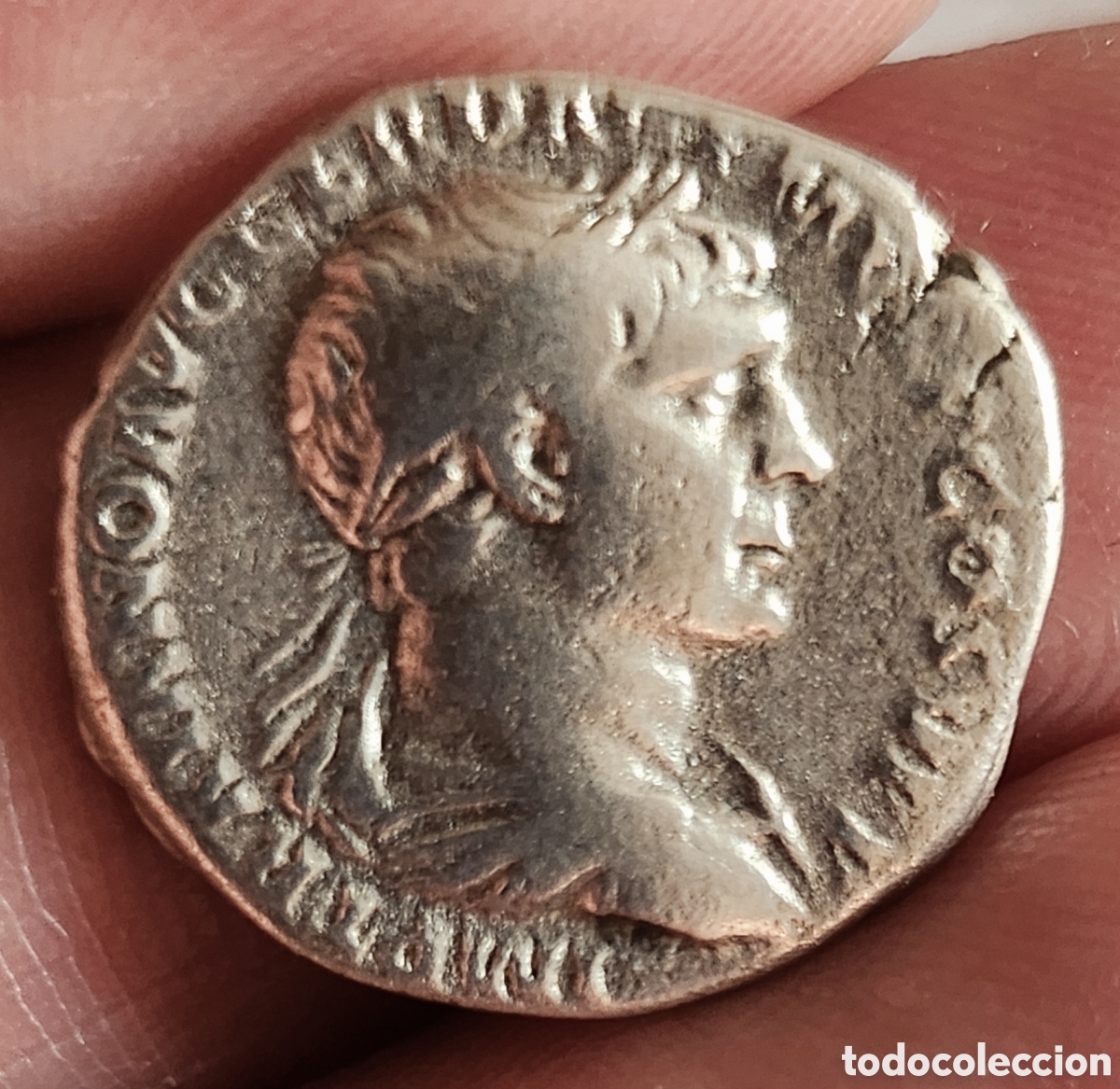 Monedas Imperio Romano: Aut&eacute;ntico Denario de Trajano