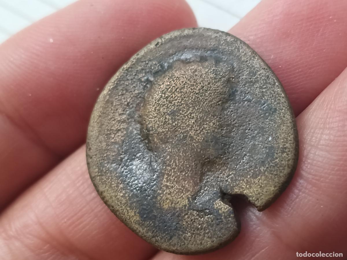 Monedas Imperio Romano: Dupondio de Antonino P&iacute;o