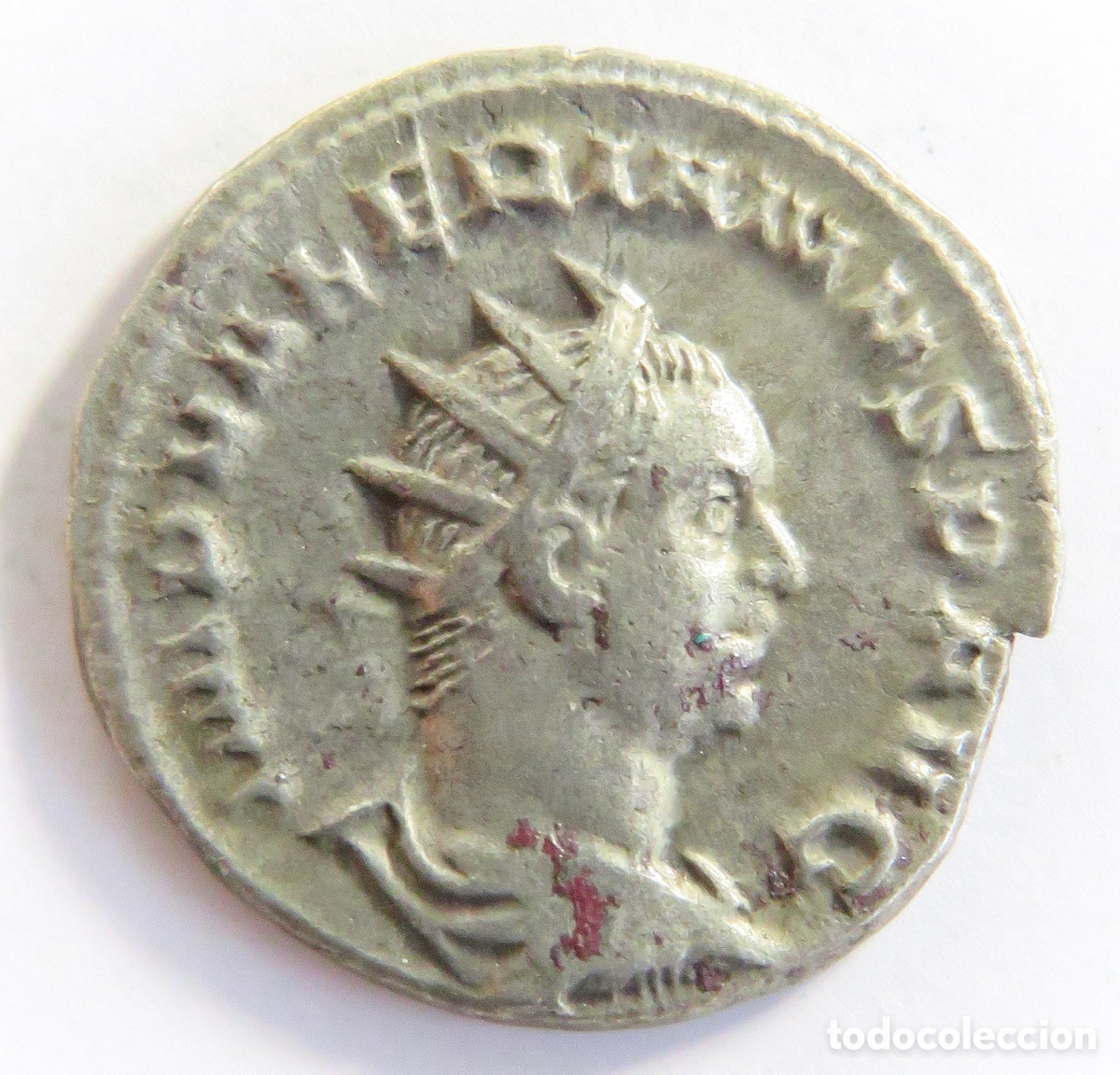 Monnaies Empire Romain: Antoniniano Valeriano I SALVS PVBLICA Plata MBC+