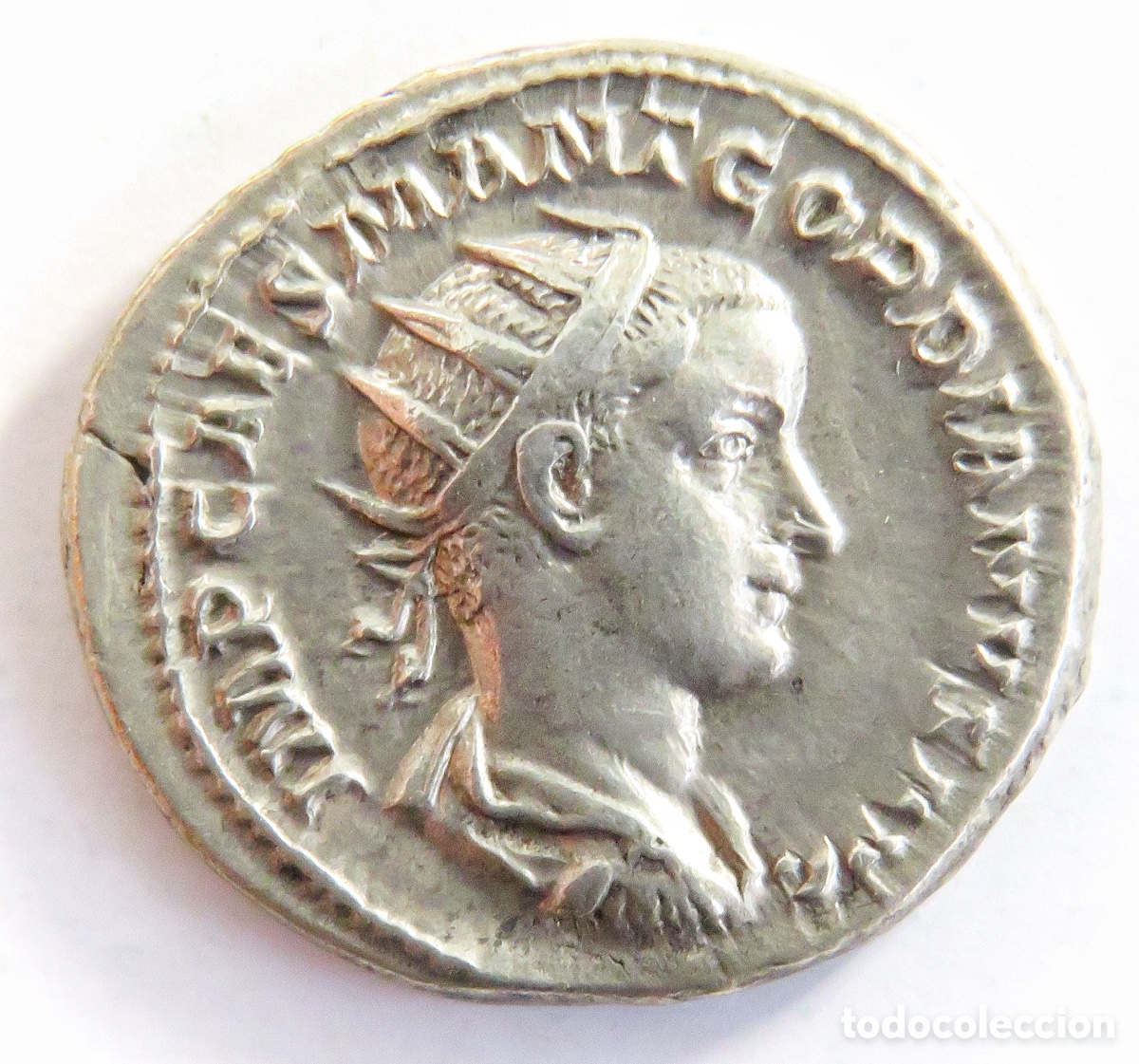 Monnaies Empire Romain: Antoniniano Gordiano III VICTORIA AVG Plata EBC