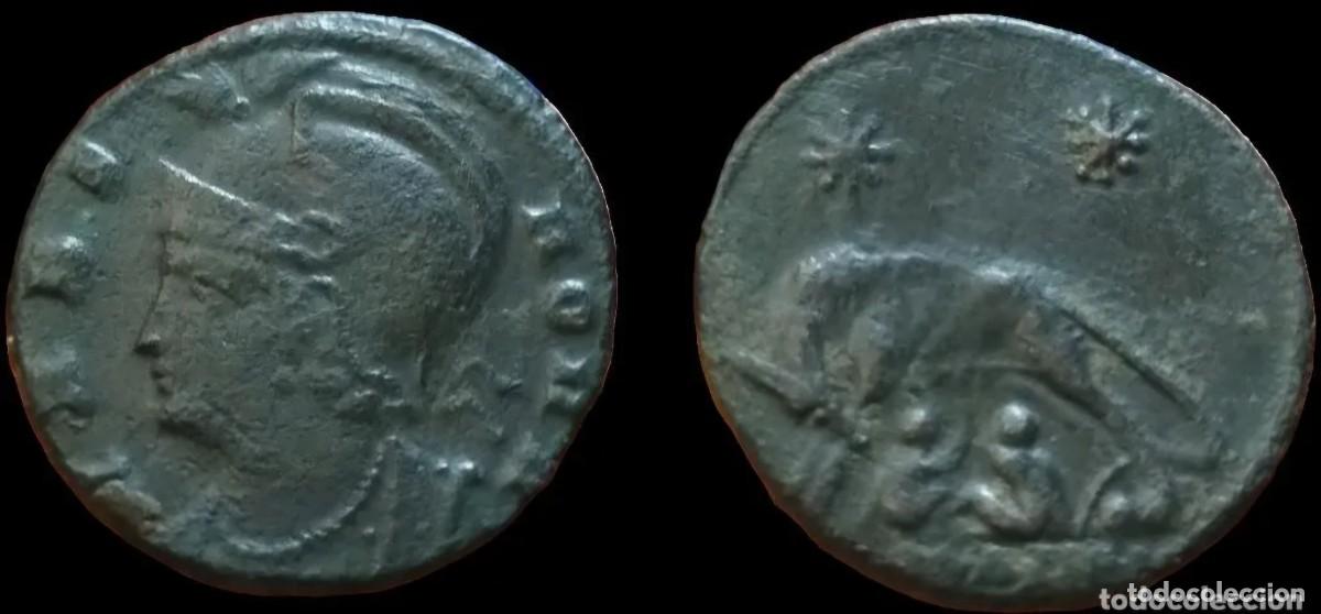 Monedas Imperio Romano: Follis del Emperador CONSTANTINO I - URBS