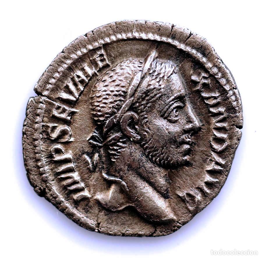 Monedas Imperio Romano: SC-Roma . Alejandro Severo. Denario 228-231 d.C. Roma. Plata 2,31 g.
