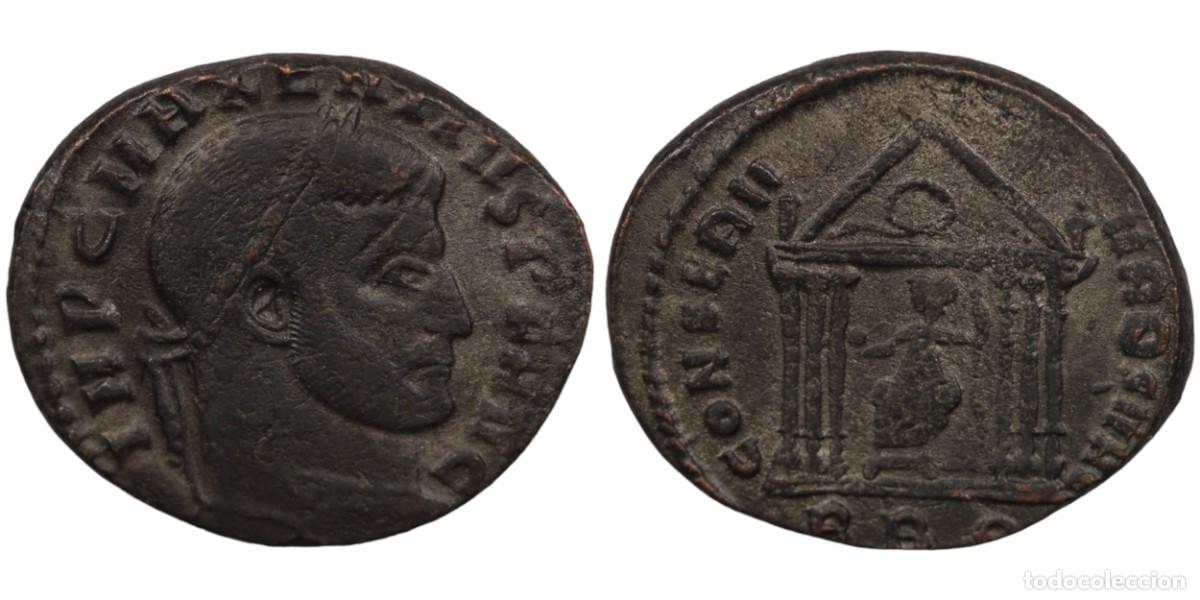 Monedas Imperio Romano: SC-Imperio Romano-Majencio 308-310. Follis. Cobre 5,55 g.