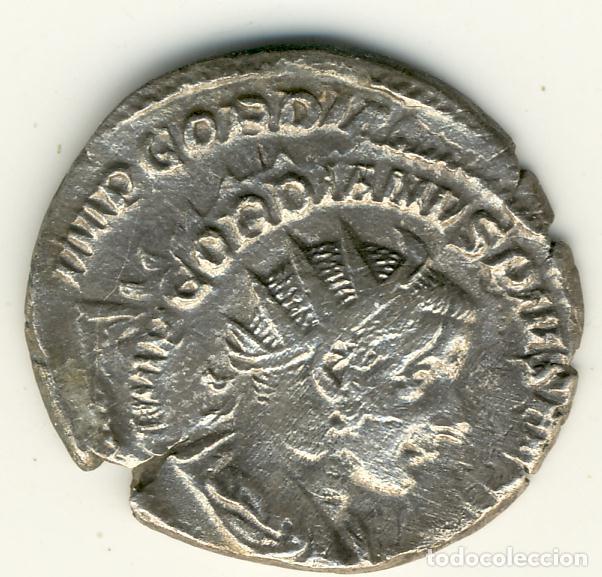Monedas Imperio Romano: IMPERIO ROMANO - ANTONINIANO GORDIANO III - ERROR DOBLE ACU&Ntilde;ACION