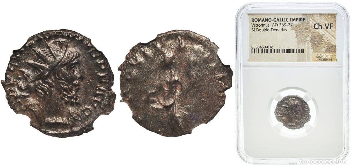 Monedas Imperio Romano: Rome Gallic Empire Gallic Empire 269 - 271 Antoninianus - Victorinus (BI Double-denarius) Billon NG