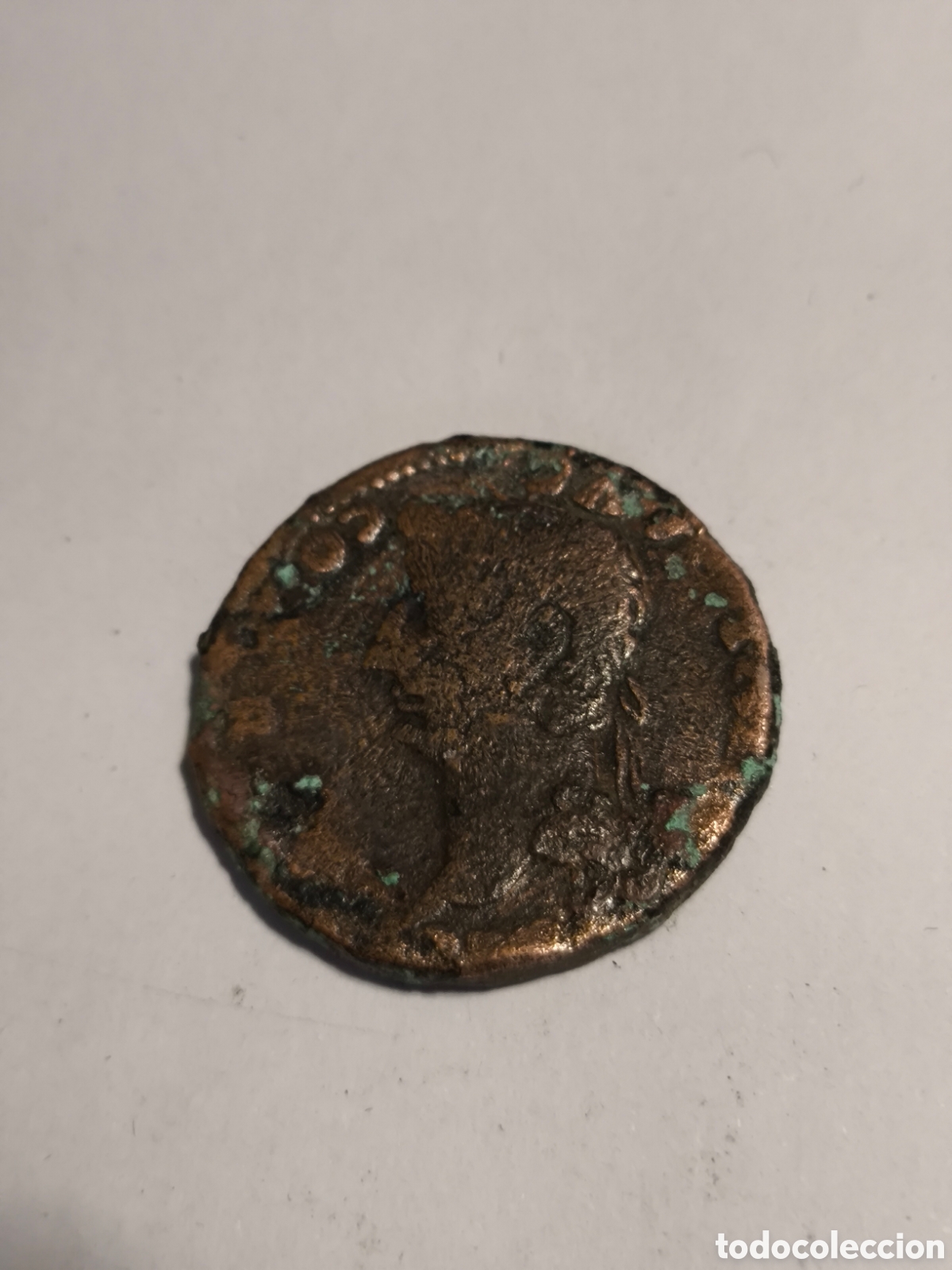 Monedas Imperio Romano: As Tiberio Perm Col.Rom. Divi.Avg