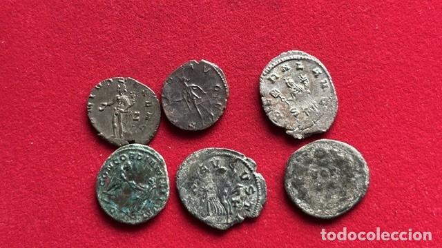 Monedas Imperio romano: lote de 6 antoninianos diferentes - Foto 2