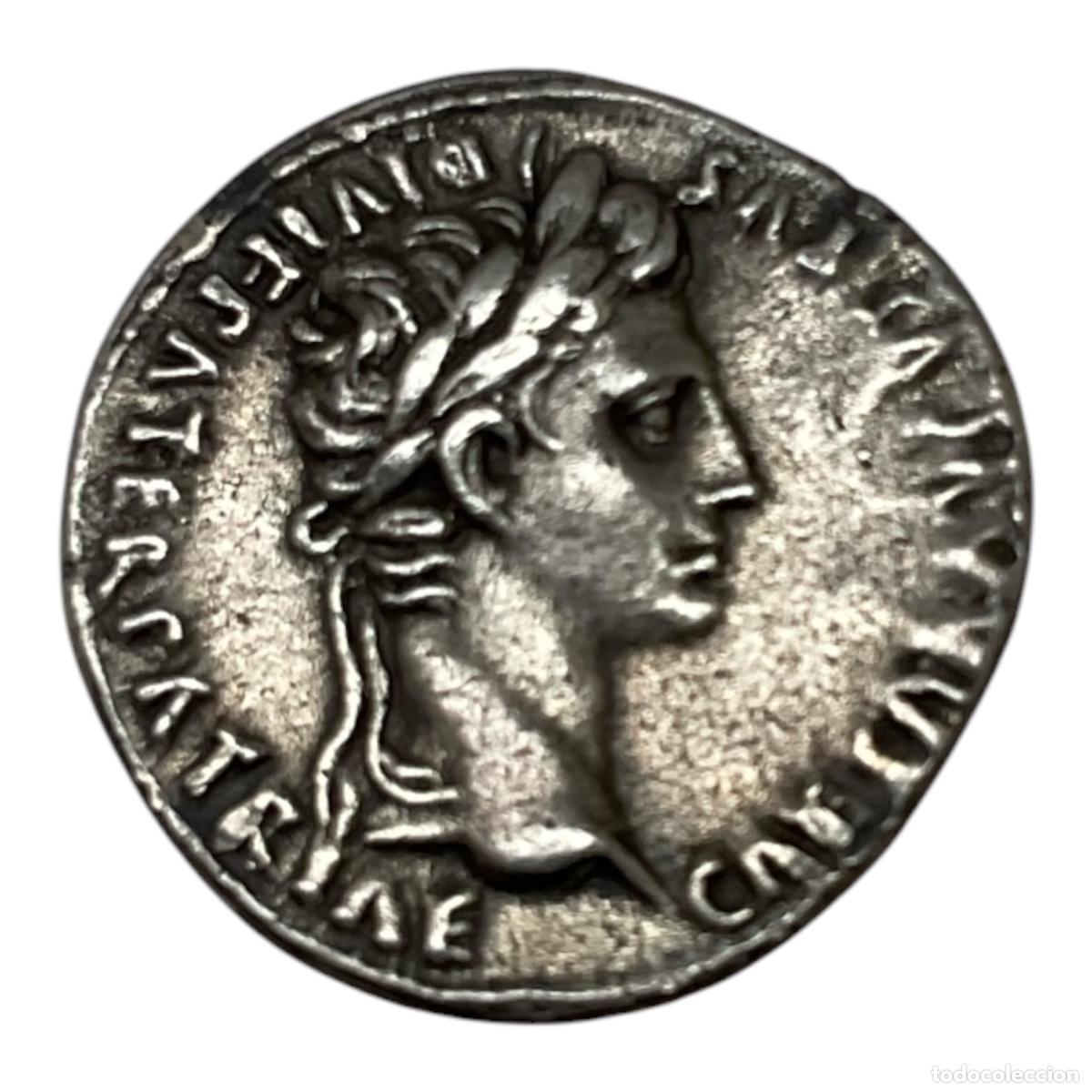 Monedas Imperio romano: Denario romano Augusto (2 a.C.-11 d.C) - Foto 1