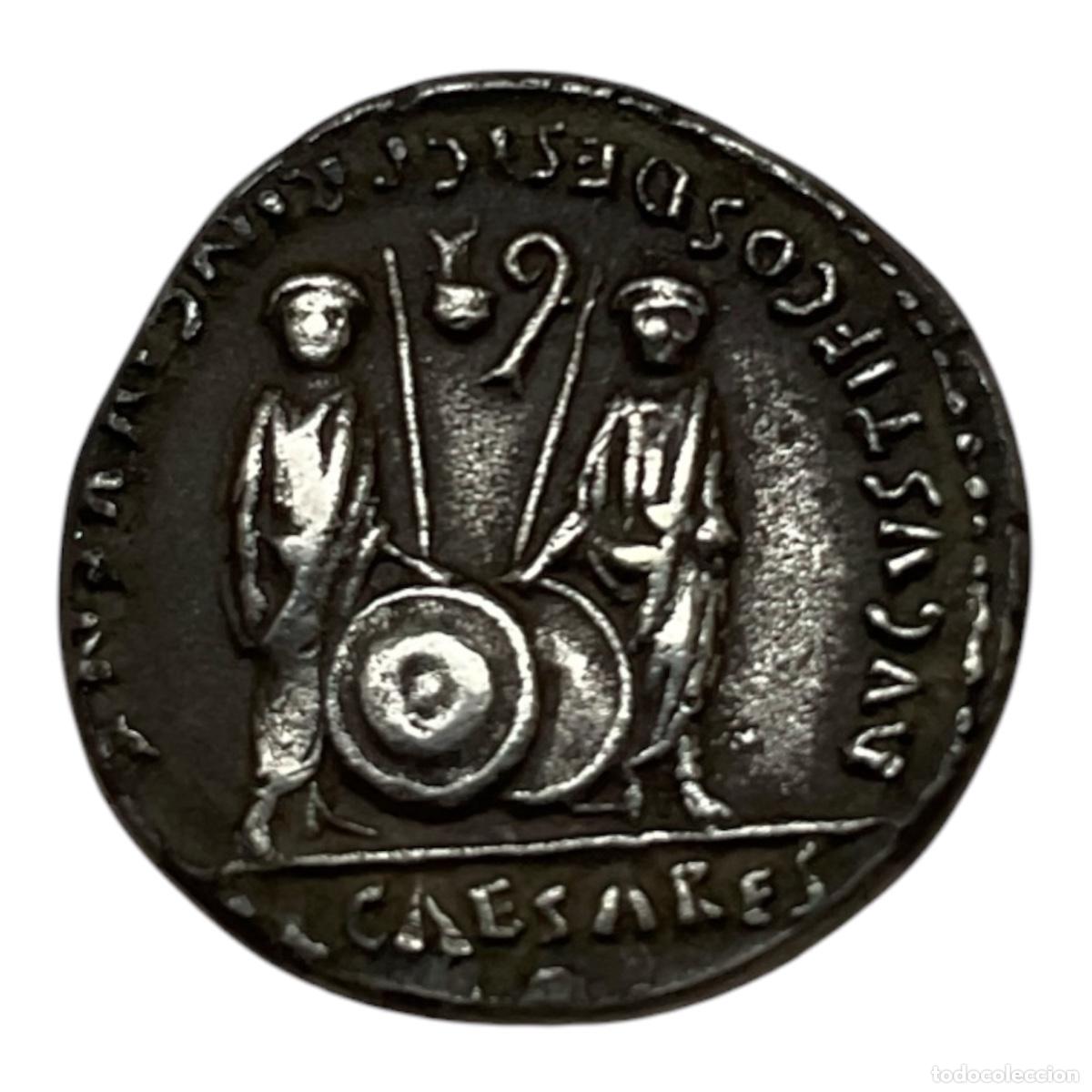 Monedas Imperio romano: Denario romano Augusto (2 a.C.-11 d.C) - Foto 2