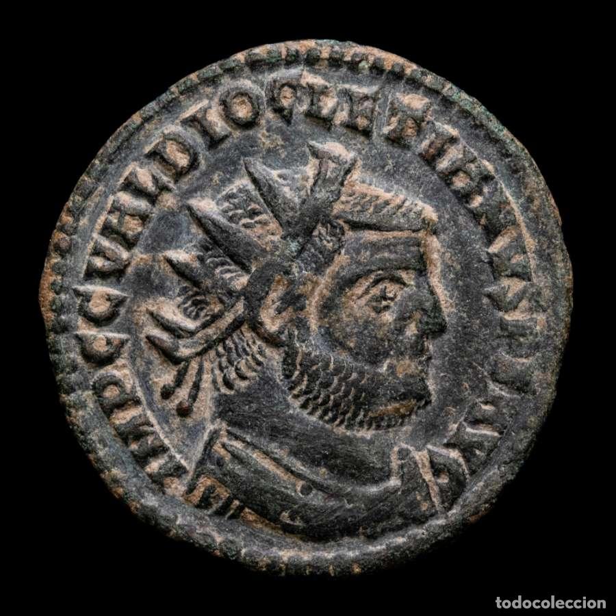 Monedas Imperio Romano: Diocleciano, Cizico, &AElig; Follis radiado. - CONCORDIA MILITVM - K&Gamma;