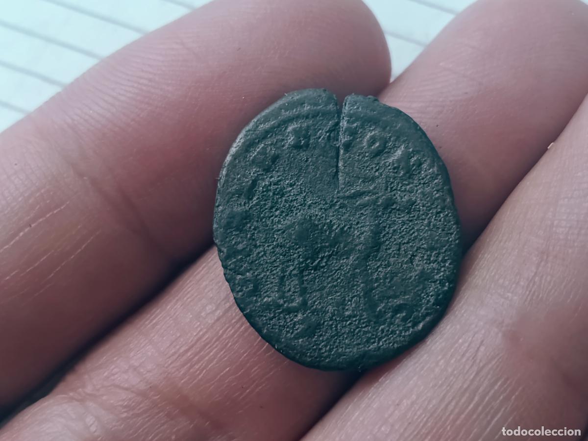 Monedas Imperio Romano: Antoniniano de Galieno. Reveso ant&iacute;lope
