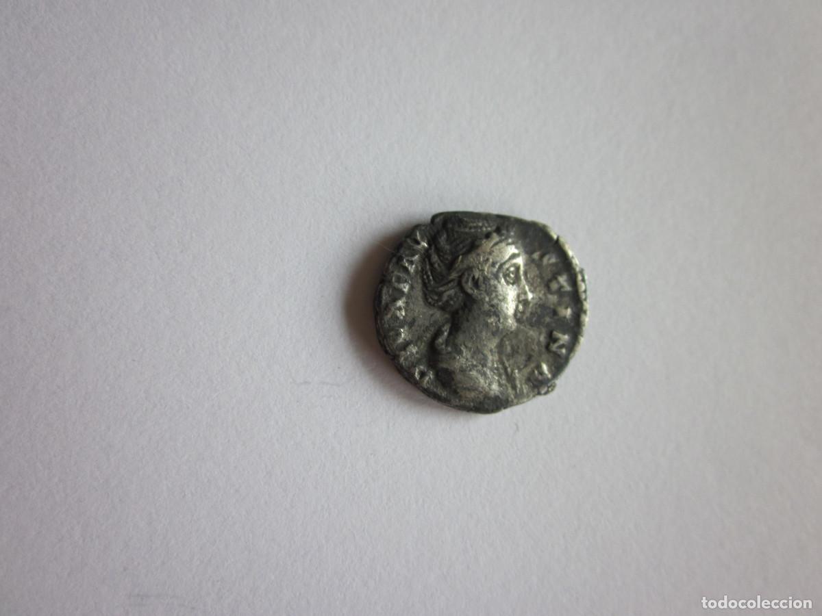 Monnaies Empire Romain: Denario de Faustina madre. Aeternitas. Plata.
