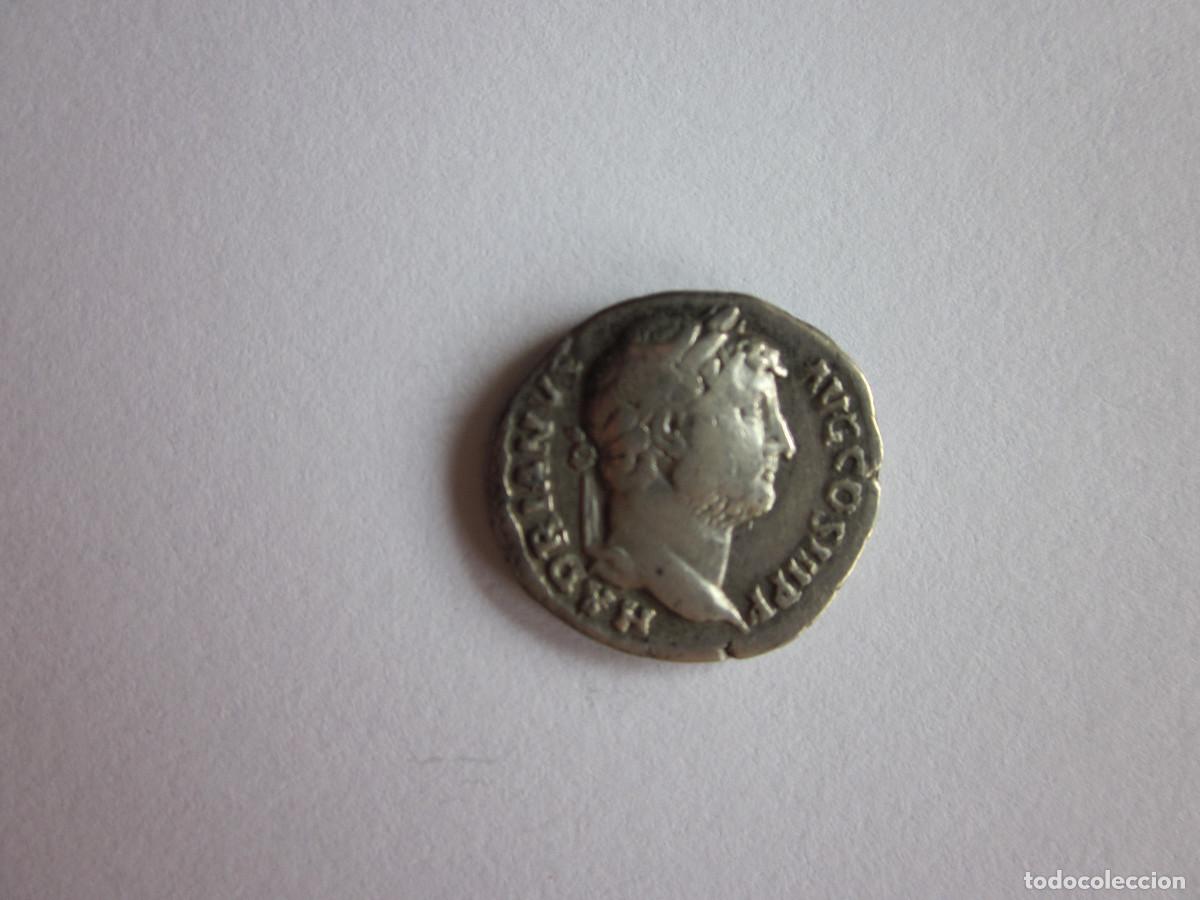 Roman Empire Coins: Denario de Adriano. Felicitas aug. Plata.