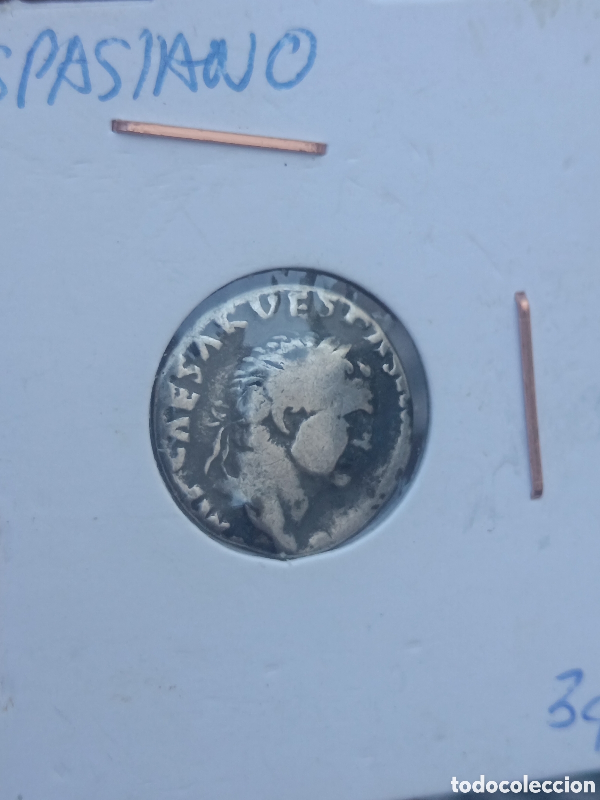 Monedas Imperio Romano: Denario de Vespasiano