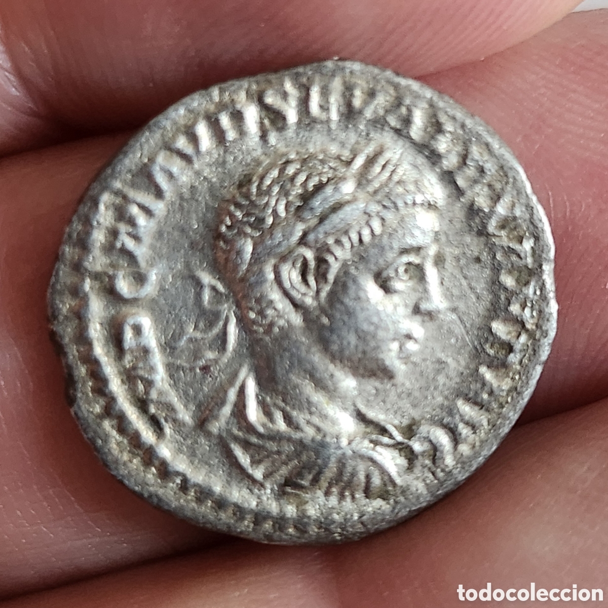 Monedas Imperio Romano: Denario Heliog&aacute;balo 218-222 d.C.