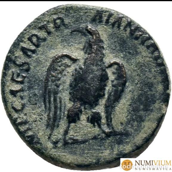 Monedas Imperio Romano: ADRIANO (117-138), Cuadrante de bronce (AE), Roma, 121/122 d.C.