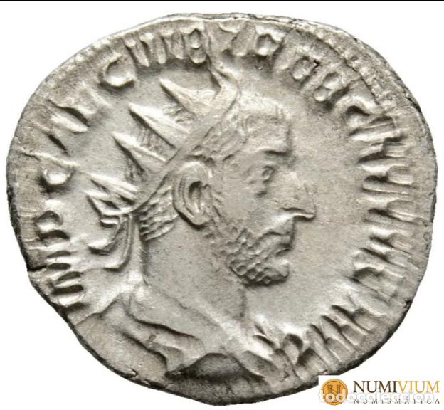 Monedas Imperio Romano: TREBONIANO GALO. 251&ndash;253 d.C. Antoniniano de plata. RIC-38.