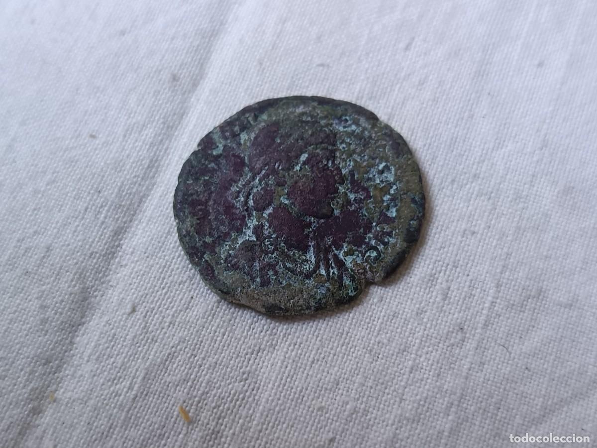 Monnaies Empire Romain: MR1, Antigua Moneda Romana, emperador a identificar