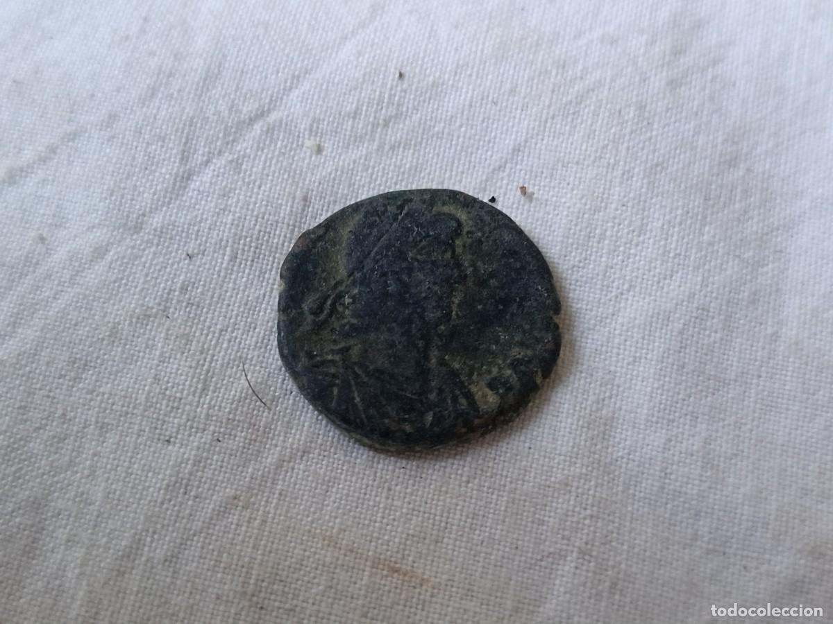 Moedas Imp&eacute;rio Romano: MR5, Antigua Moneda Romana, emperador a identificar