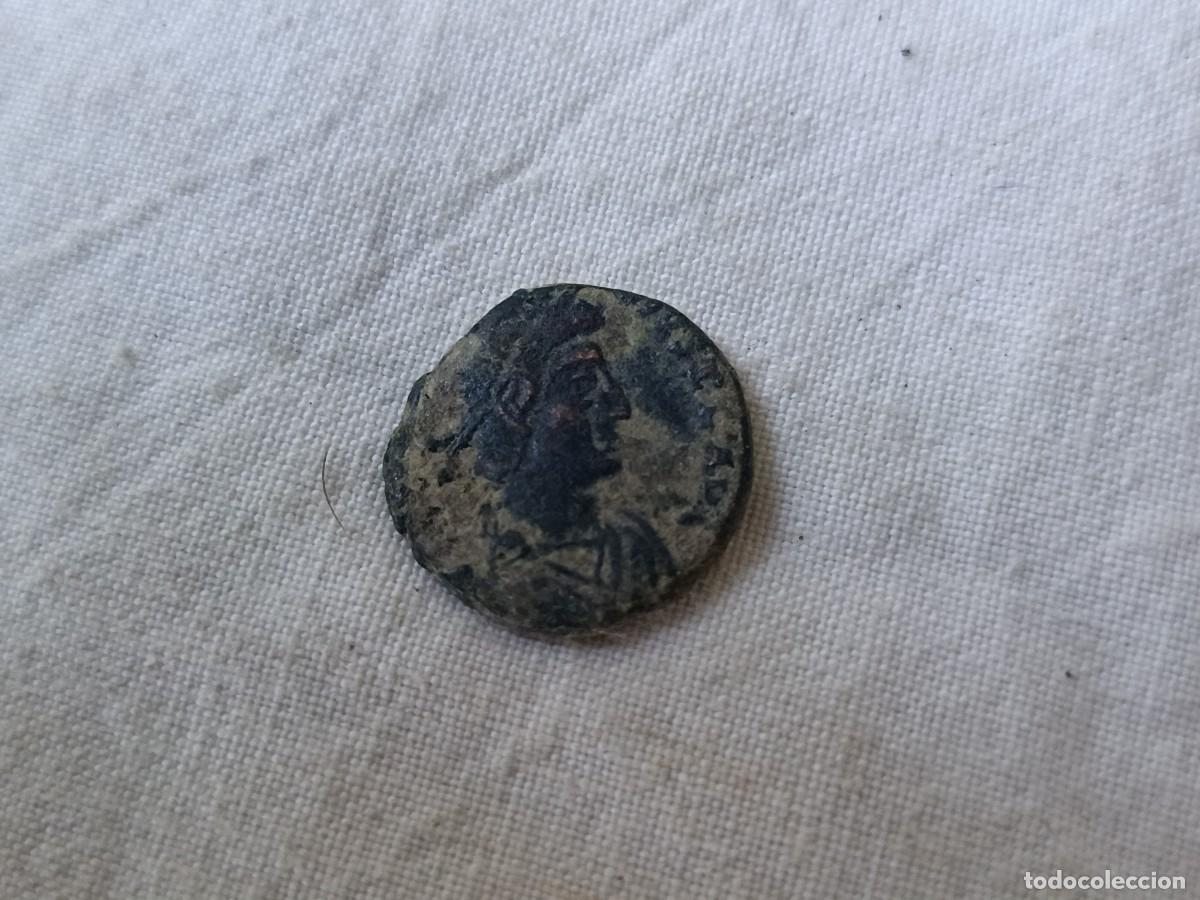Moedas Imp&eacute;rio Romano: MR13, Antigua Moneda Romana, emperador a identificar