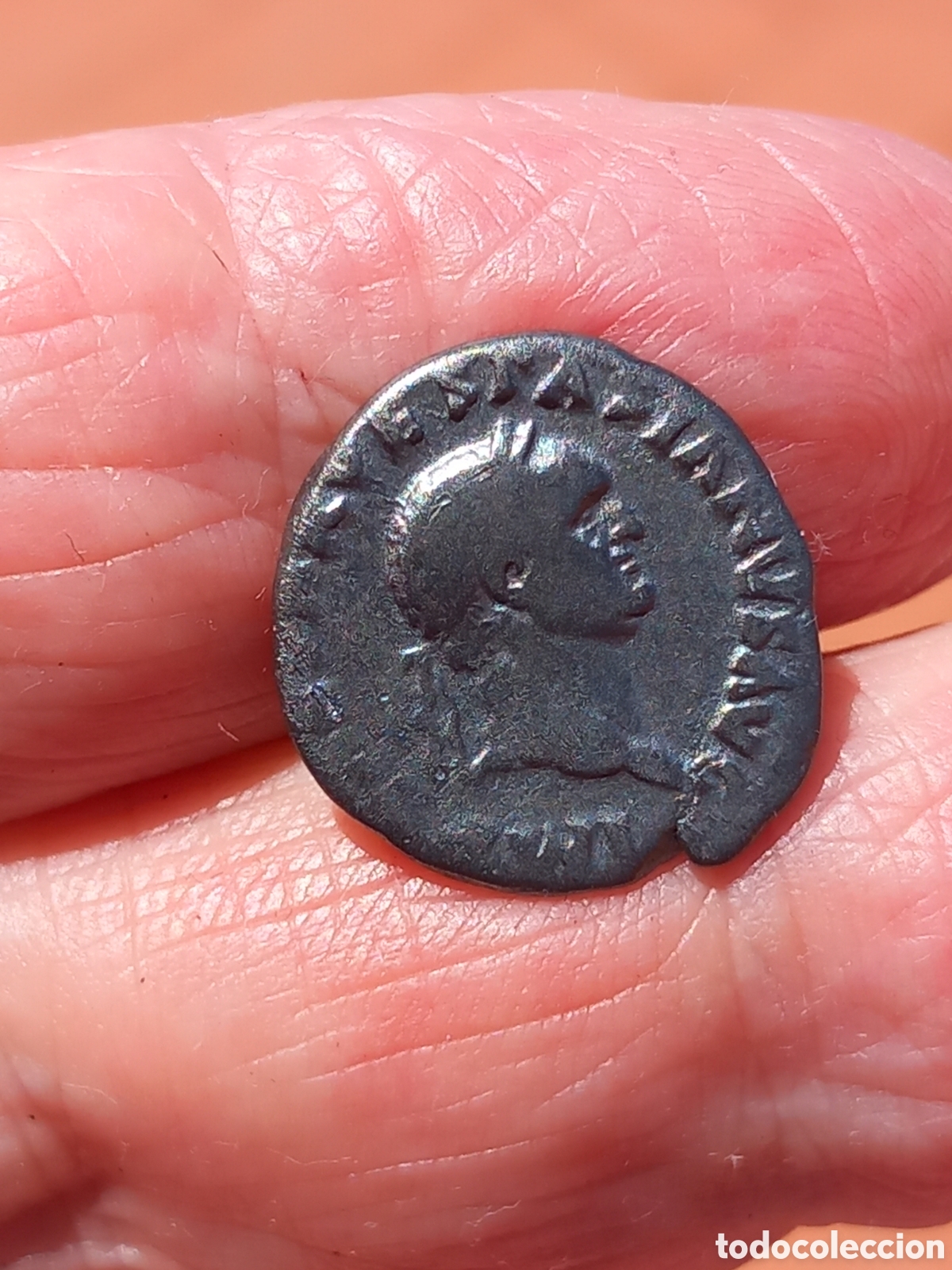 Monedas Imperio Romano: DENARIO DEL EMPERADOR Vespasiano (69-79 d. C.). Roma Denario de plata (20,4 mm, 3,1 g)