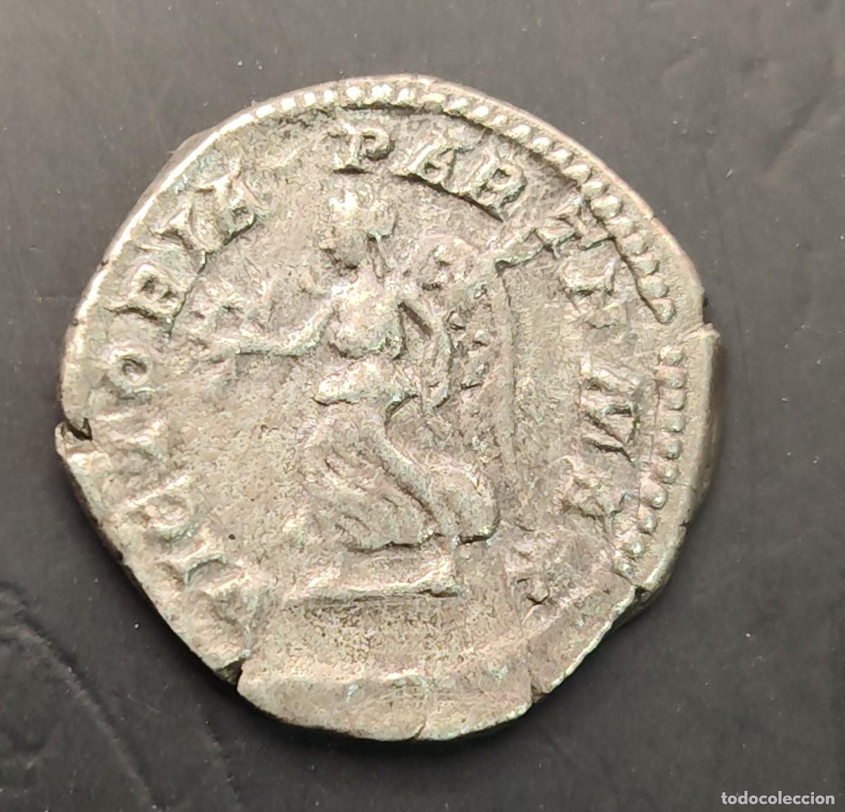 Monedas Imperio Romano: IMPERIO ROMANO SEPTIMIO SEVERO A&Ntilde;O 419 D.C DENARIO