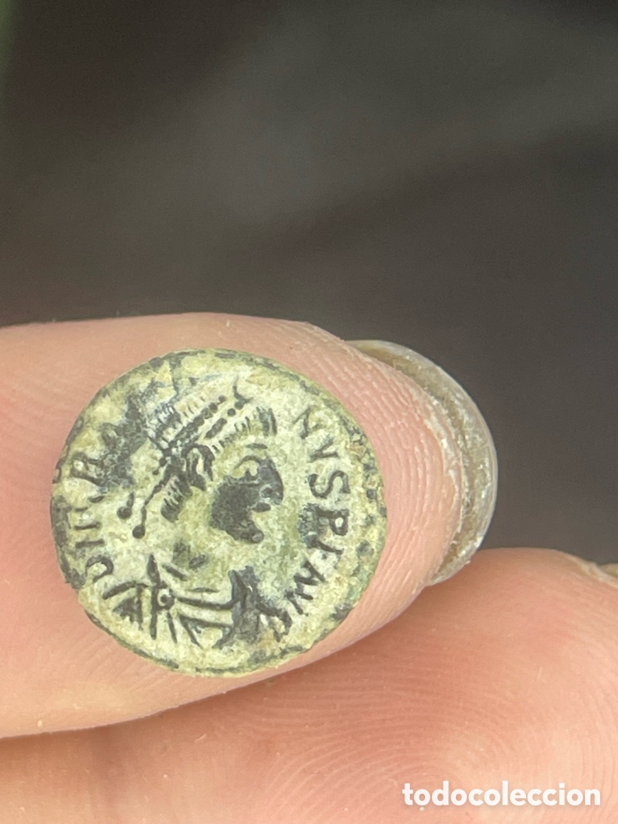 Monedas Imperio Romano: Peque&ntilde;o AE4 Romano Bajo Imperio &ldquo;VOT V/X&rdquo; &ndash; Bonita conservaci&oacute;n &ndash; 2 g