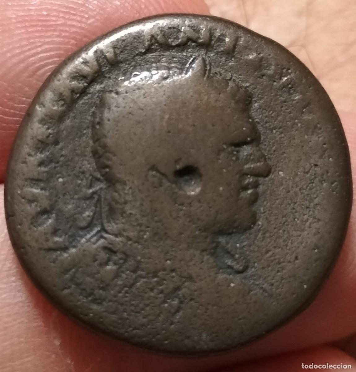 M&uuml;nzen R&ouml;misches Reich: Moneda romana del Emperador Caracalla a identificar 26mm