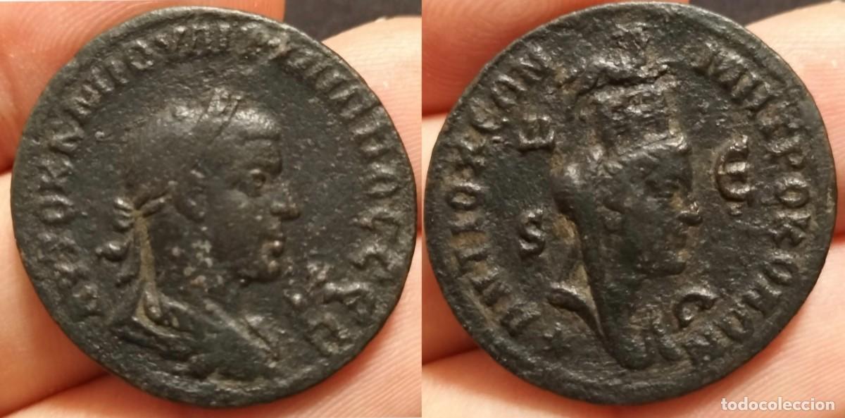 Monedas Imperio Romano: Ae 30 de Filipo II 247 -249 dC. Antioquia y Siria. 13.52 gr