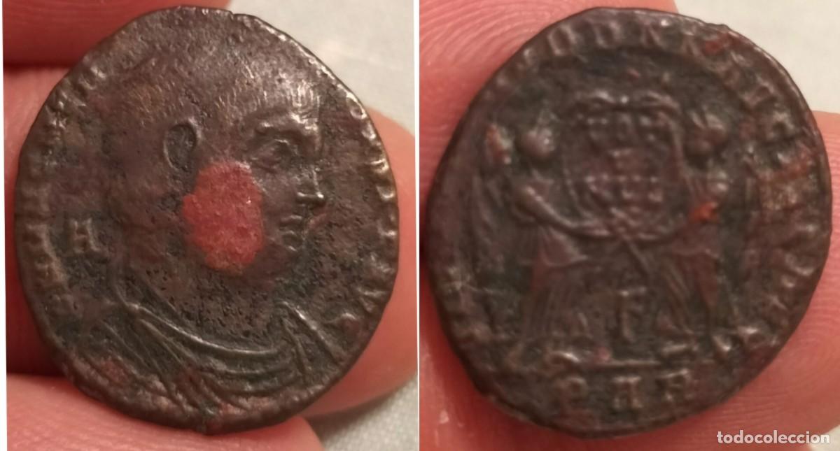 Monedas Imperio Romano: Bonita mayor&iacute;a a del Emperador Magnencio 350-353 dC