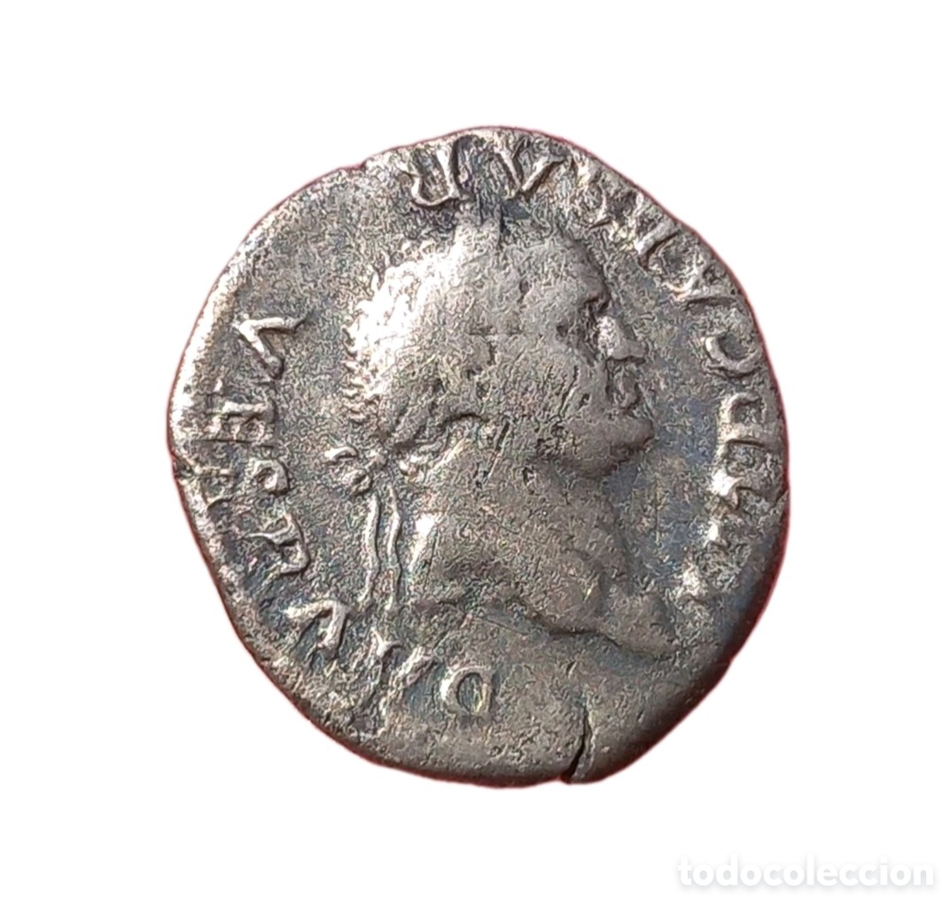 Monedas Imperio Romano: Tito, como C&eacute;sar (69-79 d. C.). Roma. Denario de plata (19,3 mm, 2,8 g).EN BMC