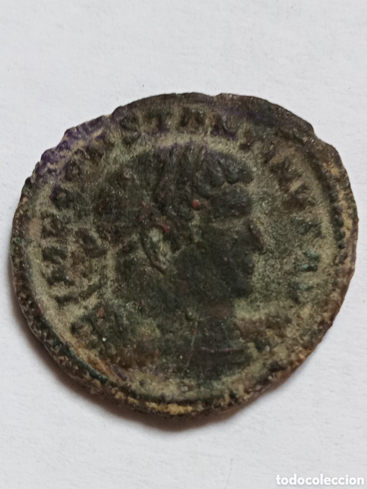 Moedas Imp&eacute;rio Romano: CONSTANTINO I - M.T.R. - TREVERI - SIGLO IV - FOLIS