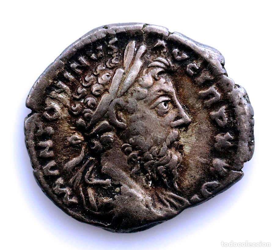 Monedas Imperio Romano: SC. Roma-Marco Aurelio. Denario 171-172 d.C. Roma. MBC+/VF+. Plata 3,18 g.