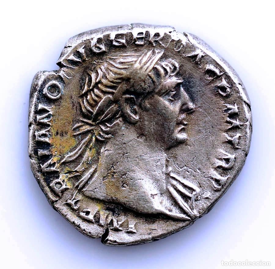Monedas Imperio Romano: SC. Roma-Trajano. Denario 108 d.C. Roma. MBC+/VF+. Plata 3,38 g.