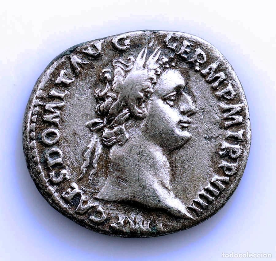 Monedas Imperio Romano: SC. Imperio Romano-Domiciano. Denario, Roma 93-95 d.C. Plata 3,4 g.