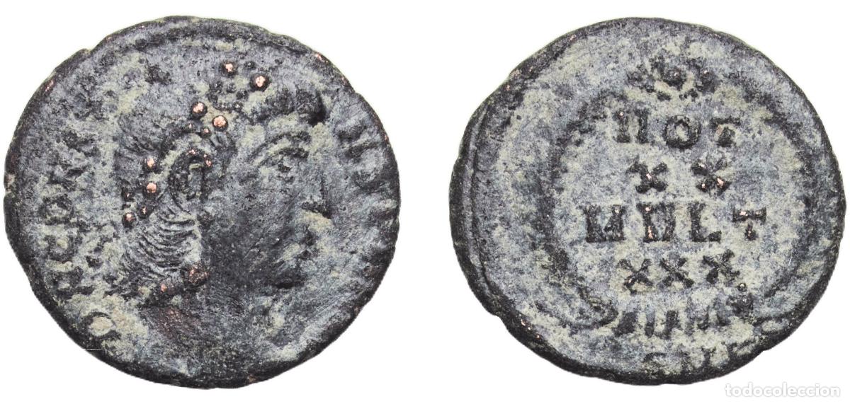 Monedas Imperio Romano: Rome Roman Empire 4th - 5th Centuries AE Nummus Bronze 1.53g VF