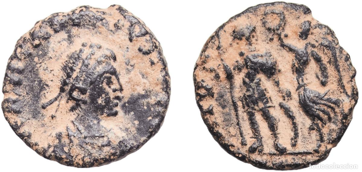 Monedas Imperio Romano: Rome Roman Empire 4th - 5th Centuries AE Nummus Bronze 2.25g VF
