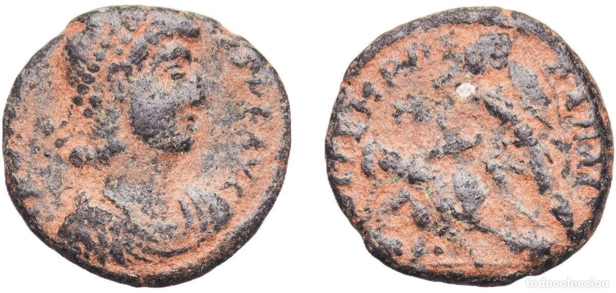 Monedas Imperio Romano: Rome Roman Empire 4th - 5th Centuries AE Nummus Bronze 2g VF