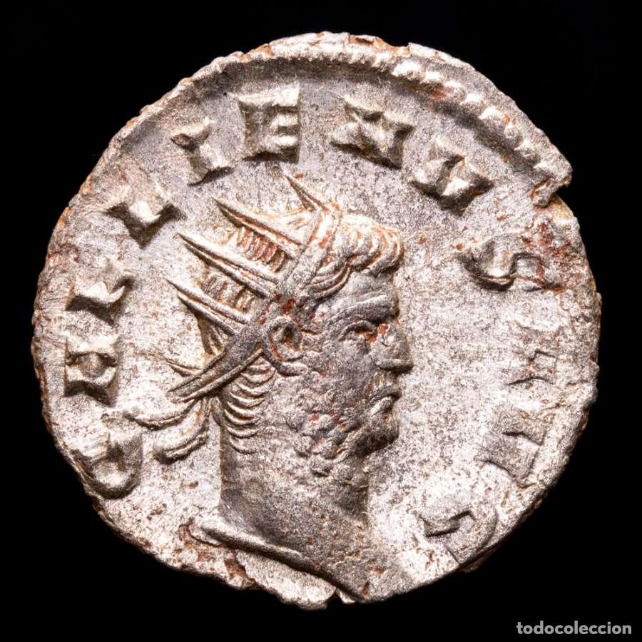 Monedas Imperio Romano: Galieno. 260-268 reinado en solitario Antoniniano, Milan ORIENS AVG