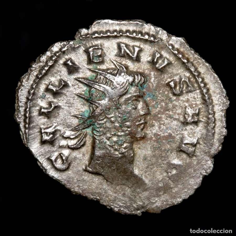 Monnaies Empire Romain: Galieno en solitario. 260-268. BI Antoniniano, Milan - ORIENS AVG.