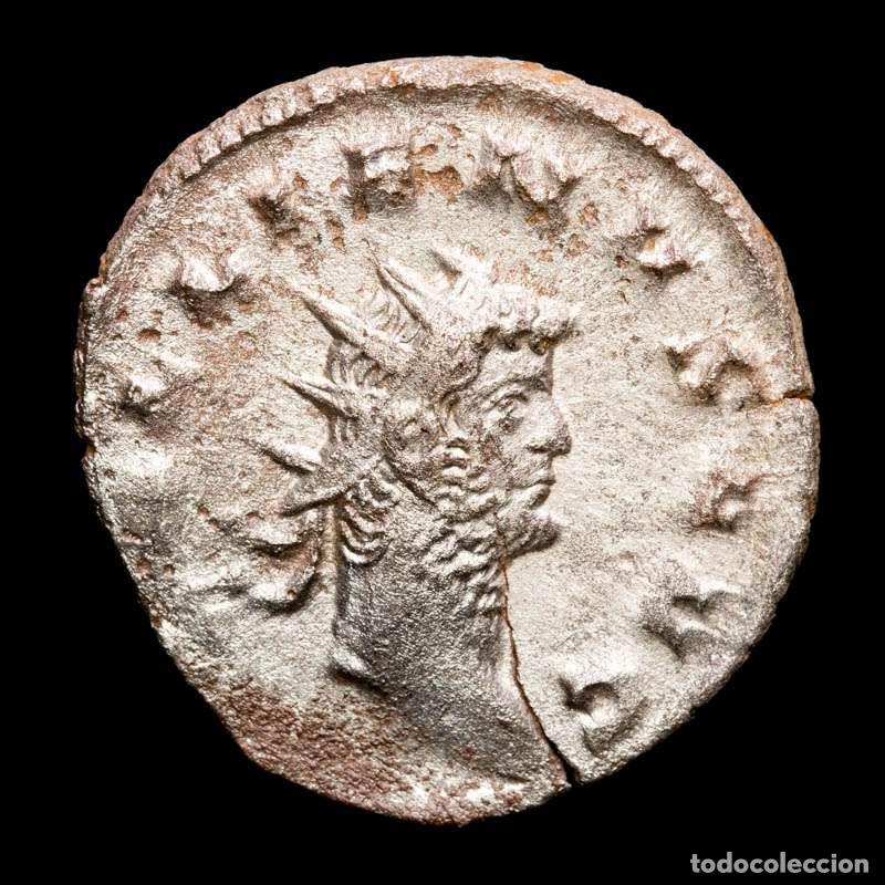 Monnaies Empire Romain: Galieno 260-268 d.C. Antoniniano plateado, Mediolanum. AEQVITAS AVG
