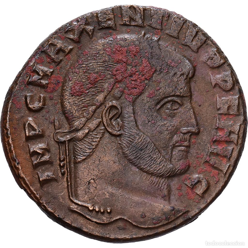 Monnaies Empire Romain: [#1545100] Roman Empire, Maxentius, Follis, 309-312, Ostia, Bronce, MBC+, RIC:35