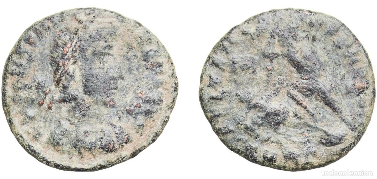 Monedas Imperio Romano: Rome Roman Empire 4th - 5th Centuries AE Nummus Bronze 2.09g VF